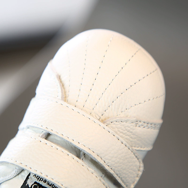 Demi-season footwear for men and women girl's, white shoes for early age, trend of season, 0 years, soft sole