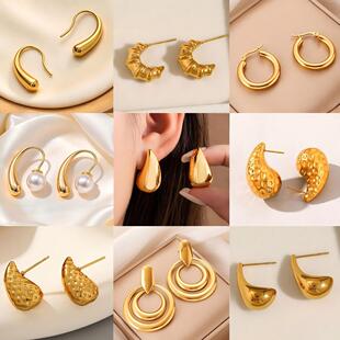 Stainless Steelˮ�ζ�羳�W���䓶��h���|������earrings