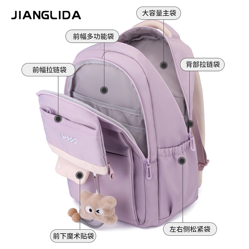 2025 nueva mochila escolar, mochila escolar de alto valor para estudiantes de primaria y secundaria, mochila de sexto grado, mochila para estudiantes de secundaria