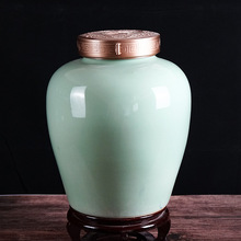 景德镇10斤金属盖颜色釉大酒坛 一坛好酒陶瓷酒坛 厂家直销批发