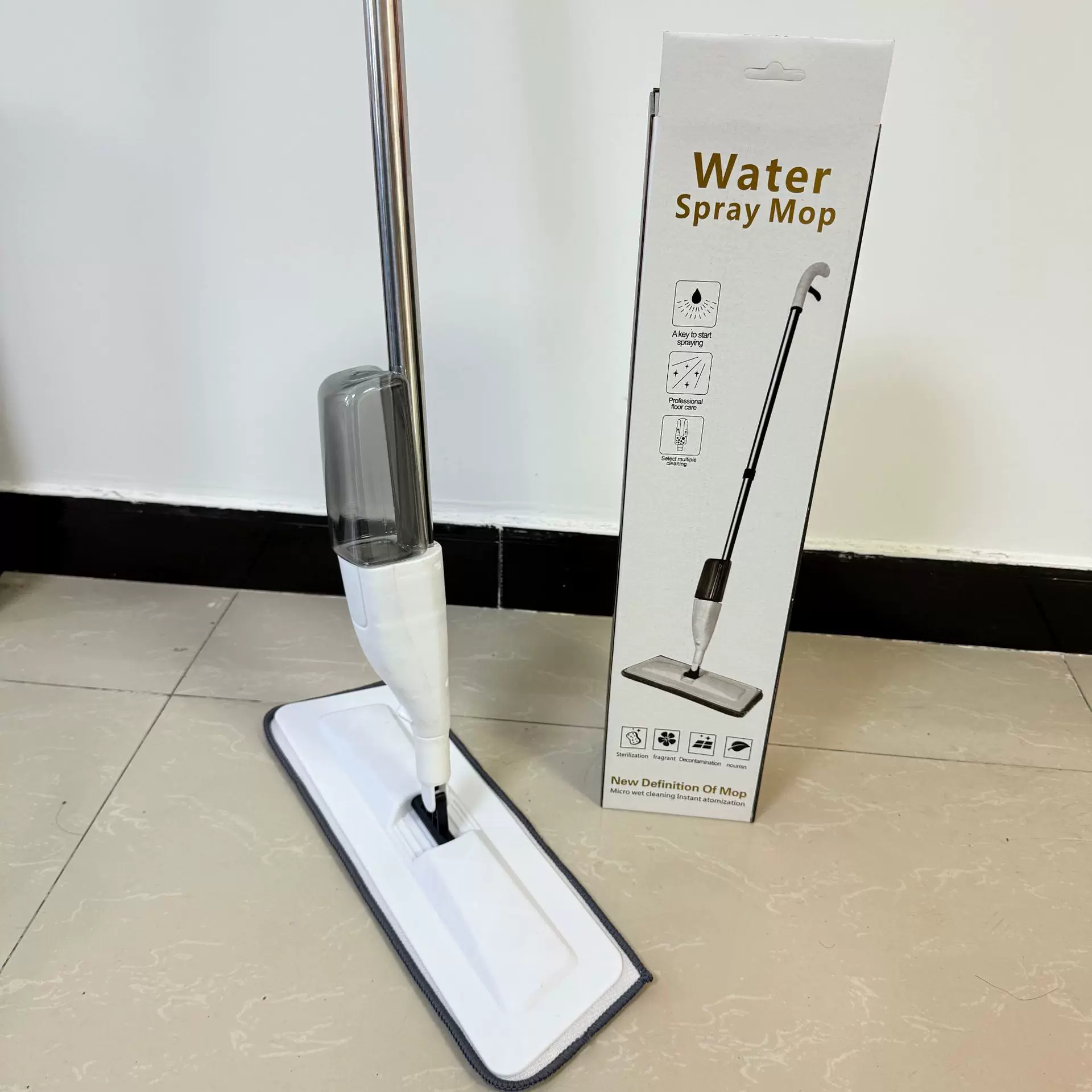 喷水拖把平板式源头工厂批发一拖净干湿两用懒人大号拖地清洁拖布