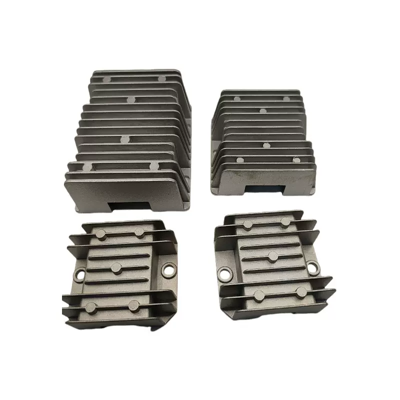 批发压铸DC直流电源吕壳散热器吕盒整流器散热片机车壳子堵头胶塞