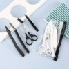 65168 Black (Eyebrow Sword+Folding Eyebal Sword+Comb Scrap+96 Picks)