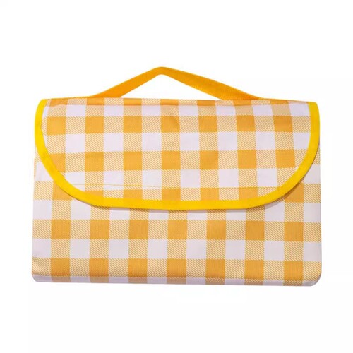 Picnic mat outdoor waterproof pad camping ground pad thick aluminum coated fabric tent seat cushion foldable beach spring outing stall pad