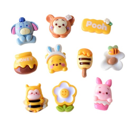 Cartoon Bear Bee Resin Accessory Charger Case Accessory PJ1214