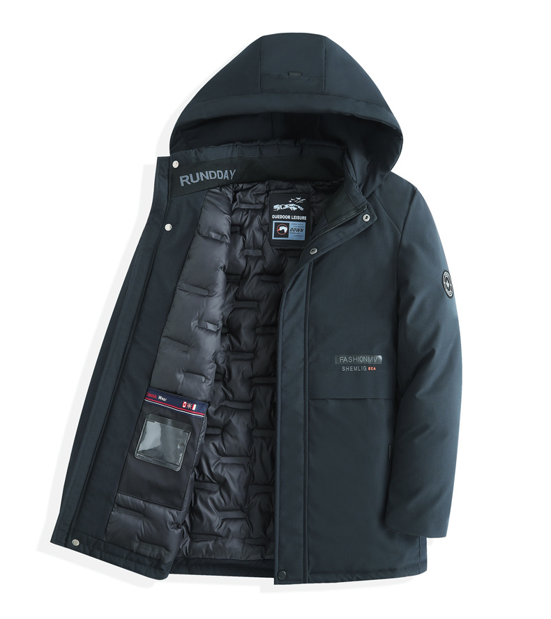 Giacca da uomo in cotone spesso con cappuccio, cappotto invernale caldo semplice e casual da lavoro, tridimensionale_voghion.com