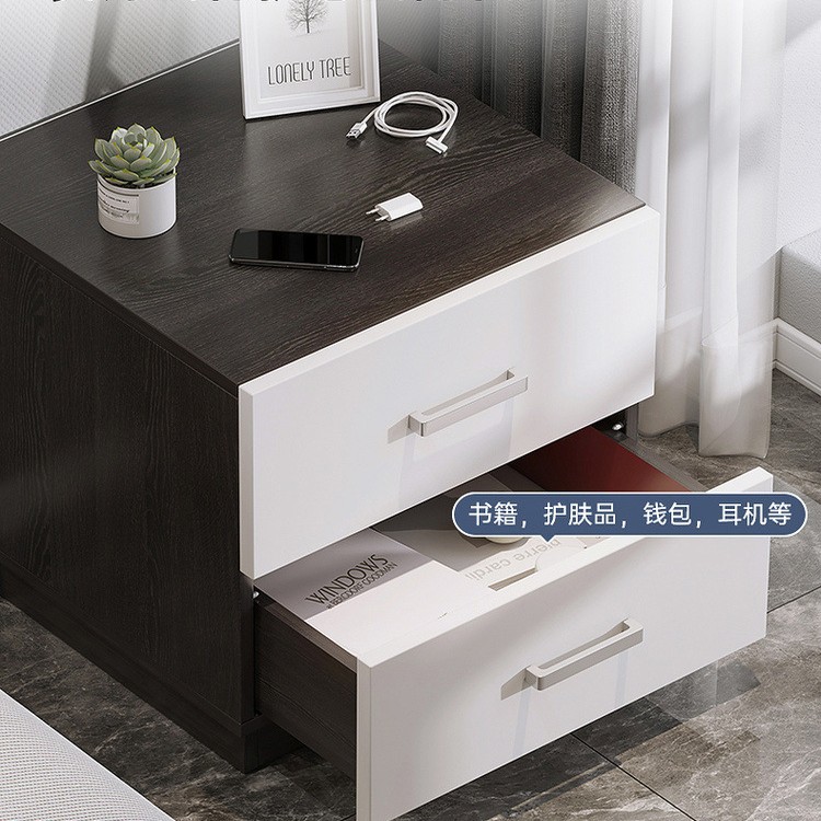 Taberna de cabecera estante moderno y simple dormitorio pequeño armario de almacenamiento casero armario de cabecera simple armario de almacenamiento creativo