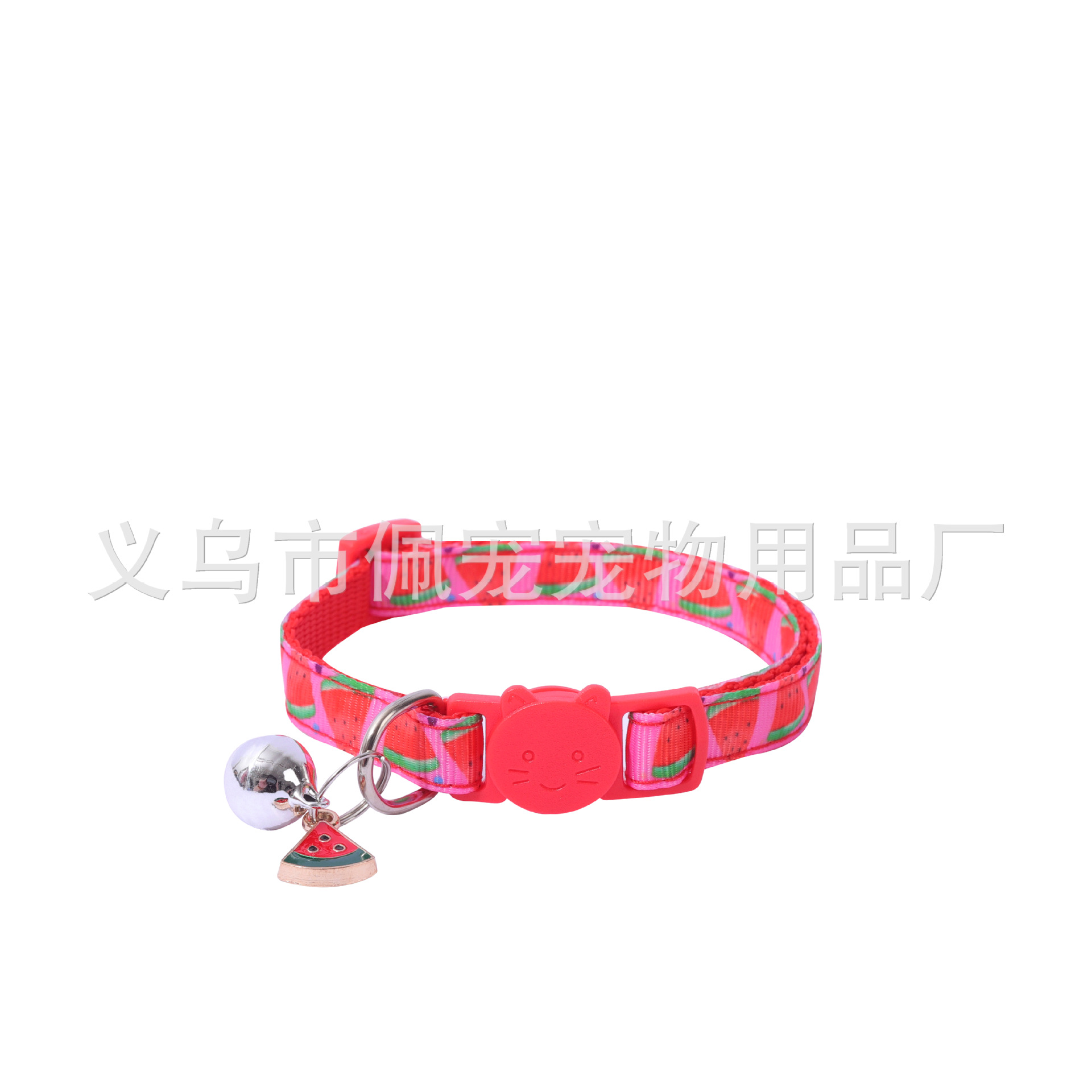 Pei Pet nuevo collar de gato de frutas de correas para mascotas con accesorios de frutas campana collar para mascotas punto de fábrica