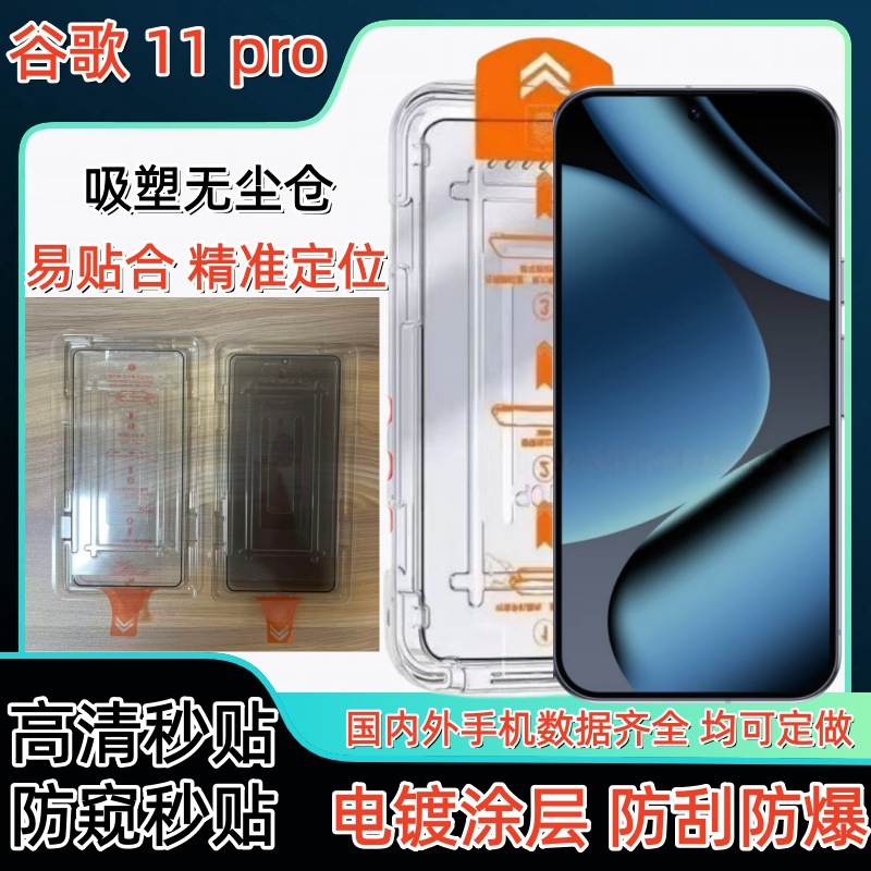 Suitable for Google pixel 11pro XL fully transparent anti-privacy…