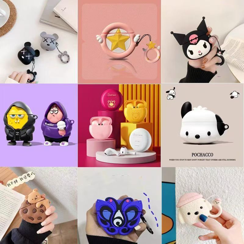 Cartoon Round Pro6 Suitable for Disney F9 Bluetooth Earphone Protective Case Iqiyi Platinum Edition Lenovo Ht38 Soft Case Cartoon Round Pro6 Suitable for Disney F9 Bluetooth Earphone Protective Case Iqiyi Platinum Edition Lenovo Ht38 Soft Case