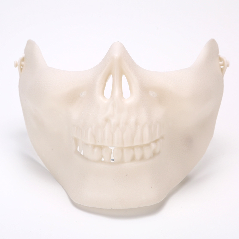 Soldados esqueleto en stock 3 generaciones de equipos militares estadounidenses media cara máscara de terror