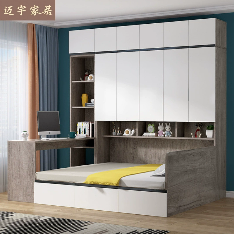 Татами, шкаф-кровать, встроенная детская кровать для маленькой квартиры, многофункциональная кровать для хранения, комбинированная кровать-гардероб для спальни с письменным столом