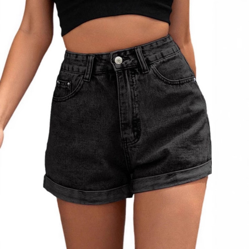 Summer and Spring European and American Amazon Wish Women's Loose Wide Leg Pants Denim Short Pants