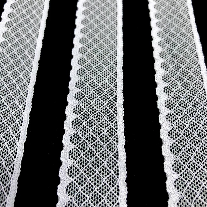 Lace Trim Accessory 2.6cm Elastic Small Edge Mesh Simple and Stylish with Lace Wholesale