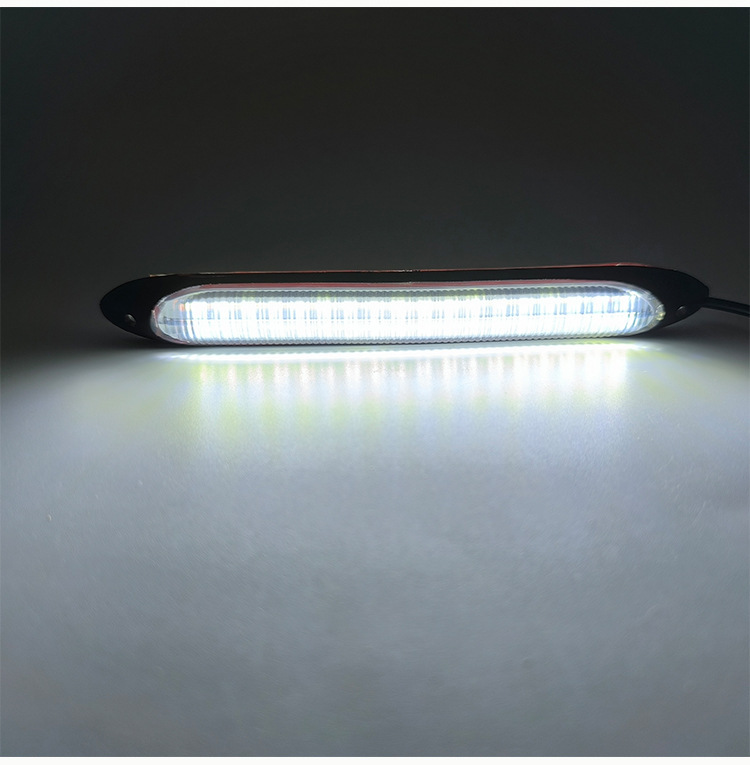 Car start scanning streamer light LED daytime running light two-color steering magic color remote control LED daytime running light