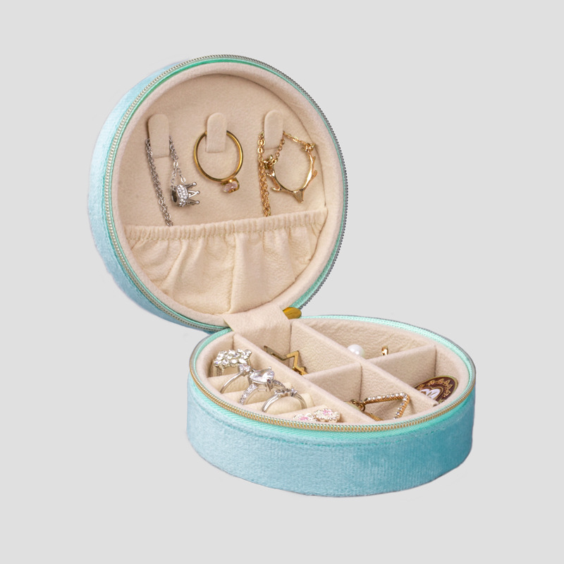 80g Weight Jewelry Boxes Classification 1 Piece Quantity Daily, Street Occasion Solid Color Pattern Simple Style Style Simple Style Solid Color Cloth Jewelry Boxes 4