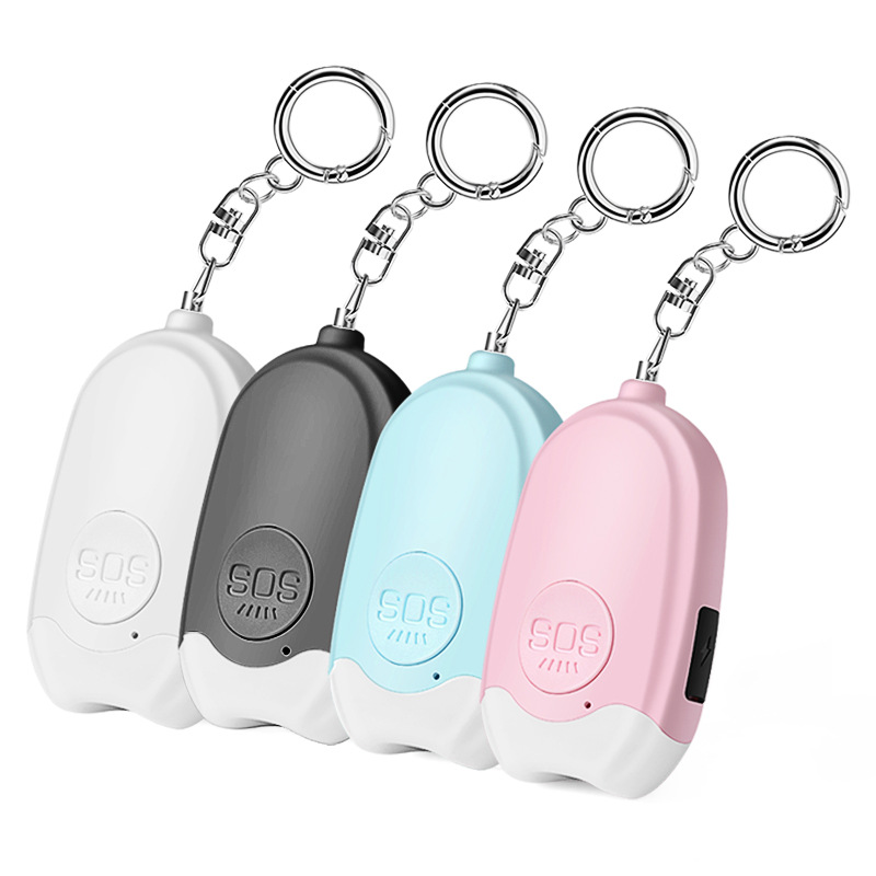 Alarma Personal de Autodefensa 130 dB con Iluminación LED y Carga USB