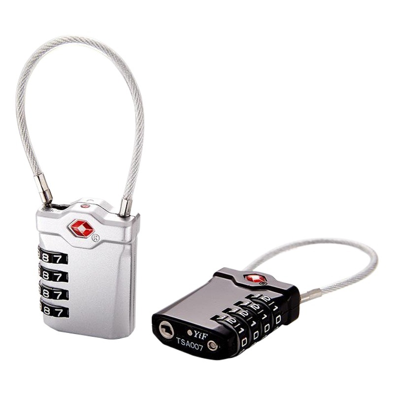 TSA Cerradura de aduanas 19 nueva aleación de zinc Punto Rojo Bolsa de equipaje candado pequeño mini cerradura de contraseña de aduanas