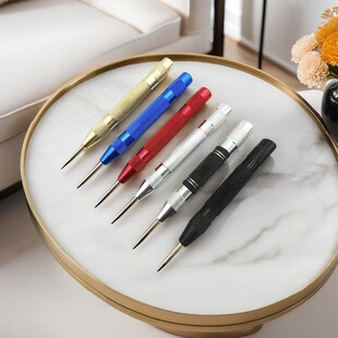 Simple and efficient automatic center punching metal wood high elastic drilling sample opening anti-deviation hand-held positioning center drill