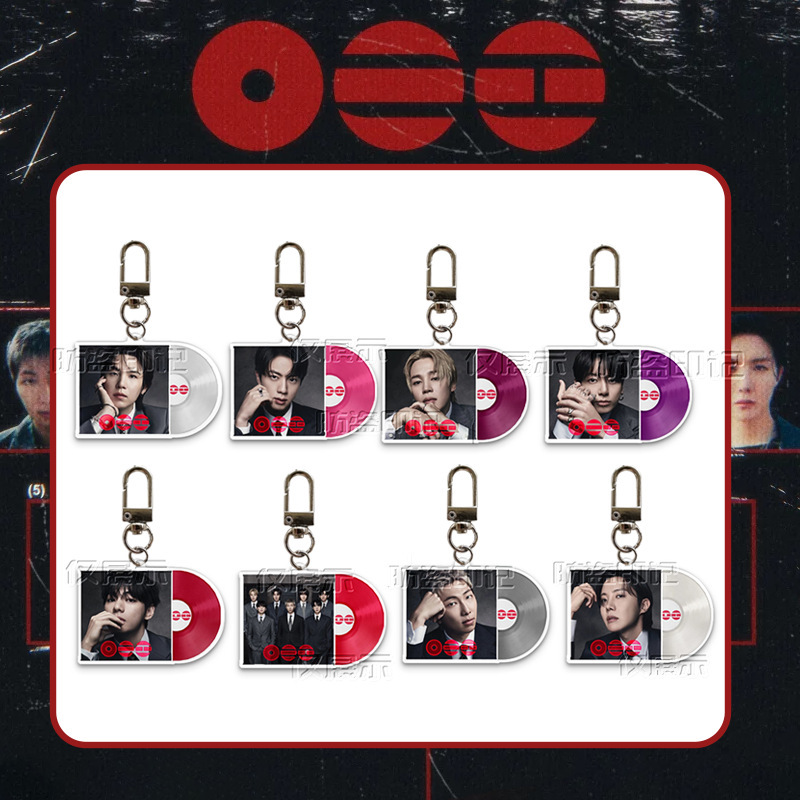 Bts (Bangtan Boys) "Arirang" Vinyl Single Cover Acrylic Keychain Pendant Cd Merchandise