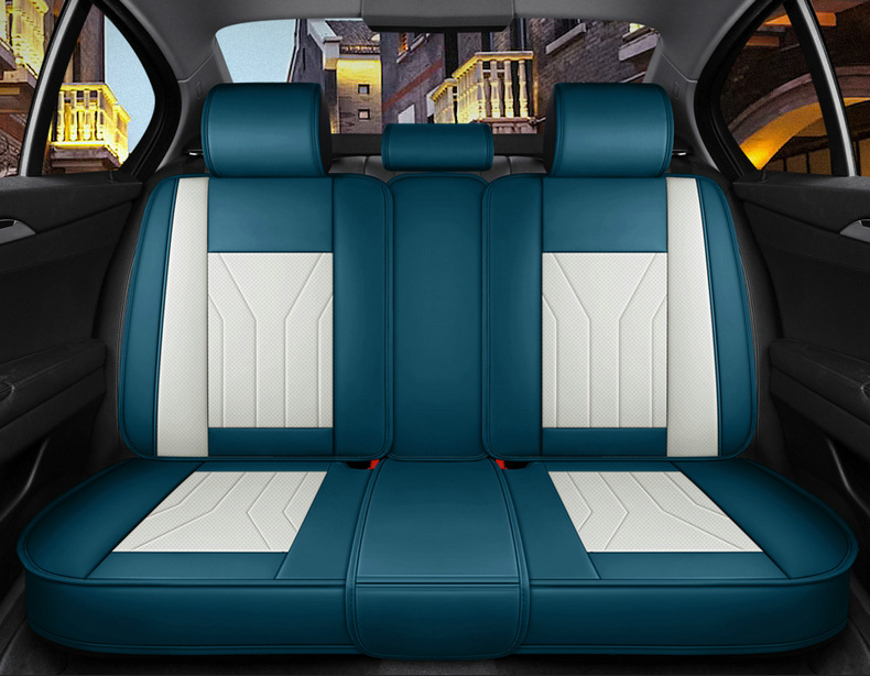 Cross-border car seat cushion full enclosure seat cover Nappa leather seat cushion winter seat cover AliExpress four seasons universal