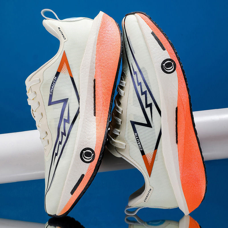 Tenis Ultraligeros de Corte Bajo para Correr de Malla Textil y Suela de Caucho, Transpirables y Amortiguados image 6