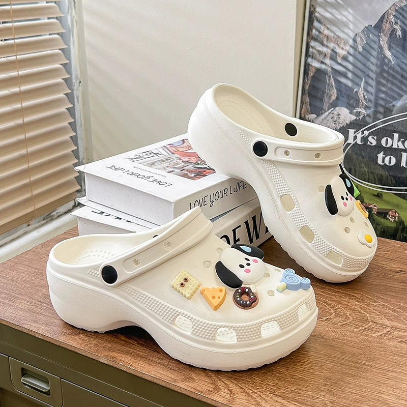 Женские модные повседневные сабо на весну и лето, круглый носок, классические, дышащие, закрытые