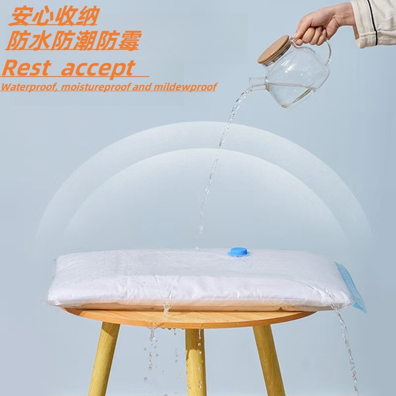 Bolsa de compresión al vacío engrosada Bolsa de almacenamiento Bolsa de vacío transparente Ropa Ropa Edredón Bolsa de compresión al vacío