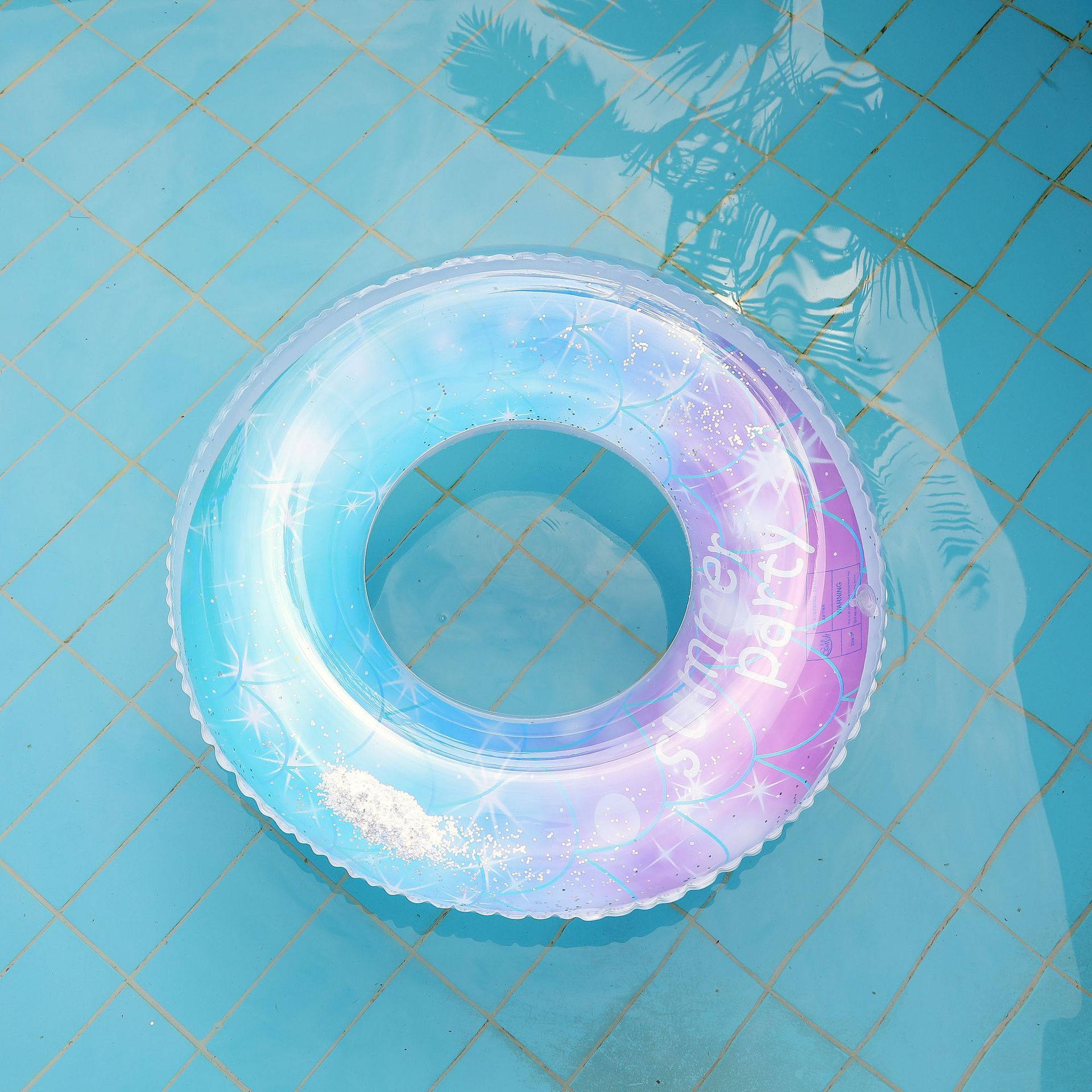 400g Weight Swim Ring Type of Swimming Accessories 1 Piece Quantity Modern Style Printing Environmentally Friendly Pvc Swim Ring Swimming Accessories 1 Piece
