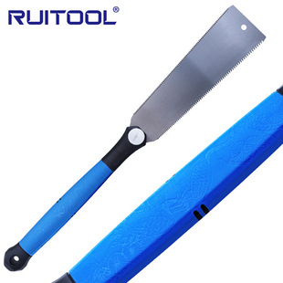 Japanese double-sided saw SK5 woodworking saw three-sided tooth fast saw pine crane handle hand saw garden saw