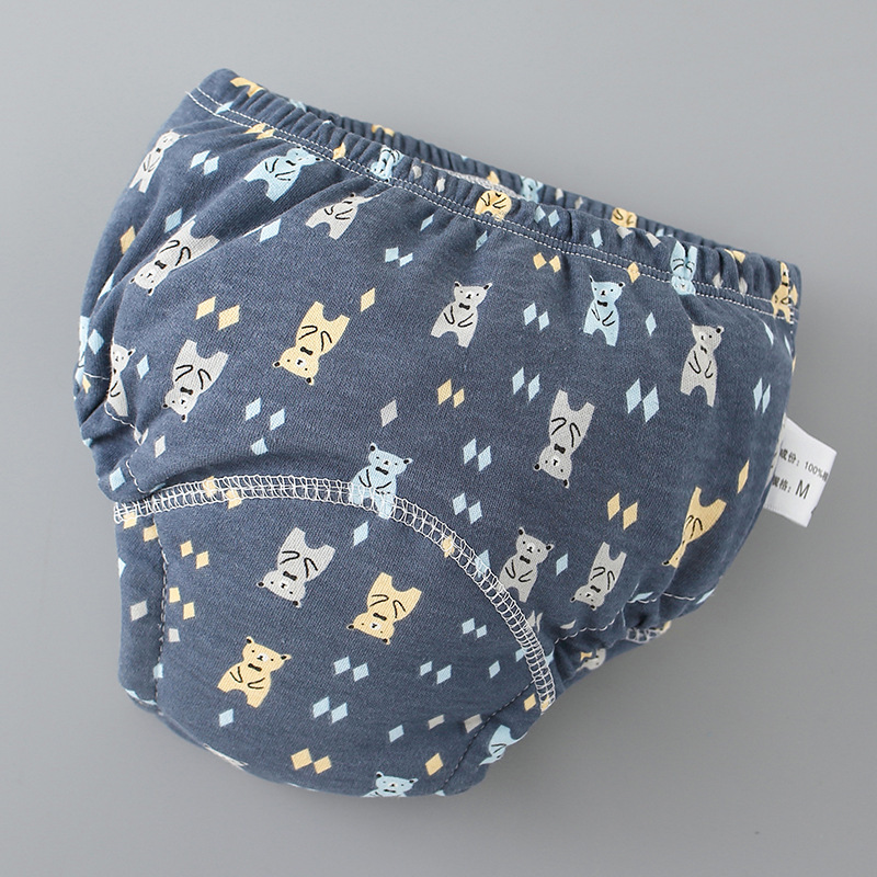 Pantalones de entrenamiento para bebés, bolsas de pañales de gasa lavables de 6 capas, pantalones de aprendizaje, pañales de tela para bebés, pañales transpirables, modelos de primavera y verano