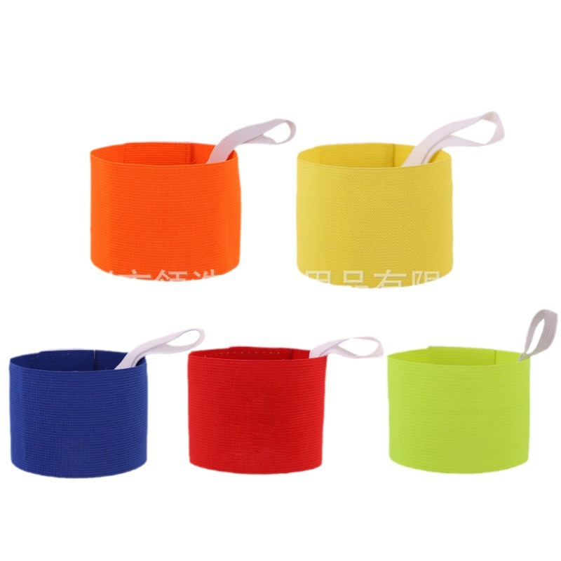 Niños adultos equipo brazalete Velcro antideslizante diseño fútbol juego de entrenamiento