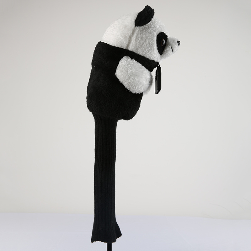 Cartoon National Treasure Panda Golf Club cubierta tapa cubierta N ° 1 Club cabeza cubierta de alta gama pequeños regalos gratis Venta al por mayor