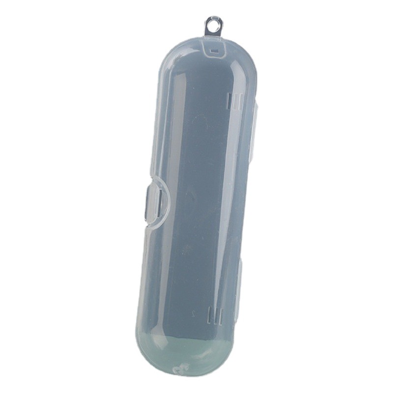 Portable wash set box with buckle toothpaste dental appliance tongue scraper box transparent PP plastic storage toothbrush box