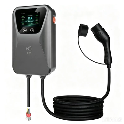 7Kw Home-Use Charging Station European Standard Type2 American Standard Type1 New Energy Charging Station Byd 11Kw 22Kw (Elektrikli avtomobil şarj stansiyaları) - model-no-1-7kw-european-standard-plug-and-charge-5m