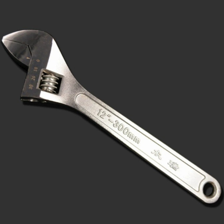 Venta al por mayor llave ajustable manual de 12 pulgadas de boca abierta llave de extremo abierto grande llave de Luo activa llave móvil venta directa de fábrica