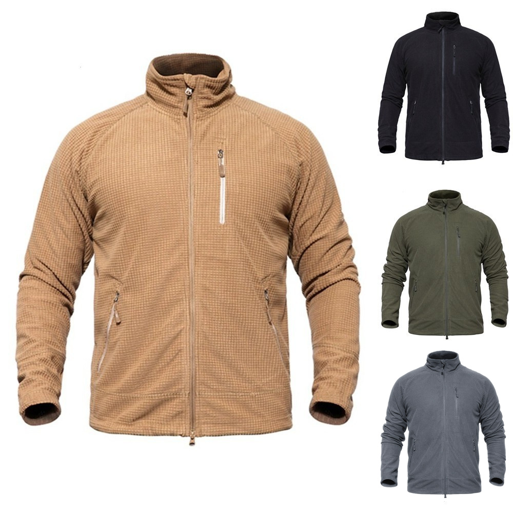 Spring and Autumn Tad Outdoor Sports Waffle Fleece Warm Clothing Tactical Fleece Sweater Fleece Liner
