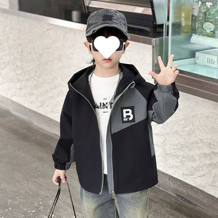 Boys Spring & Fall Jackets 2025 New Jackets Baby Windbreakers Kidsren Boys Spring Tops Handsome Jackets
