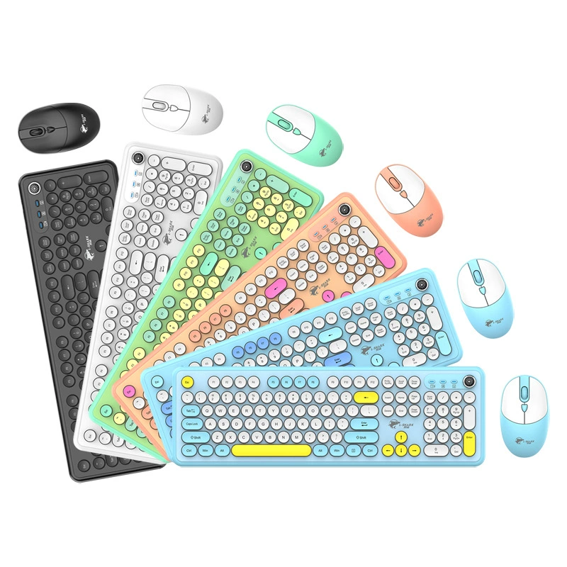 龙卫士 Wireless set, keyboard, laptop for office, mouse, T801, 801A, punk style