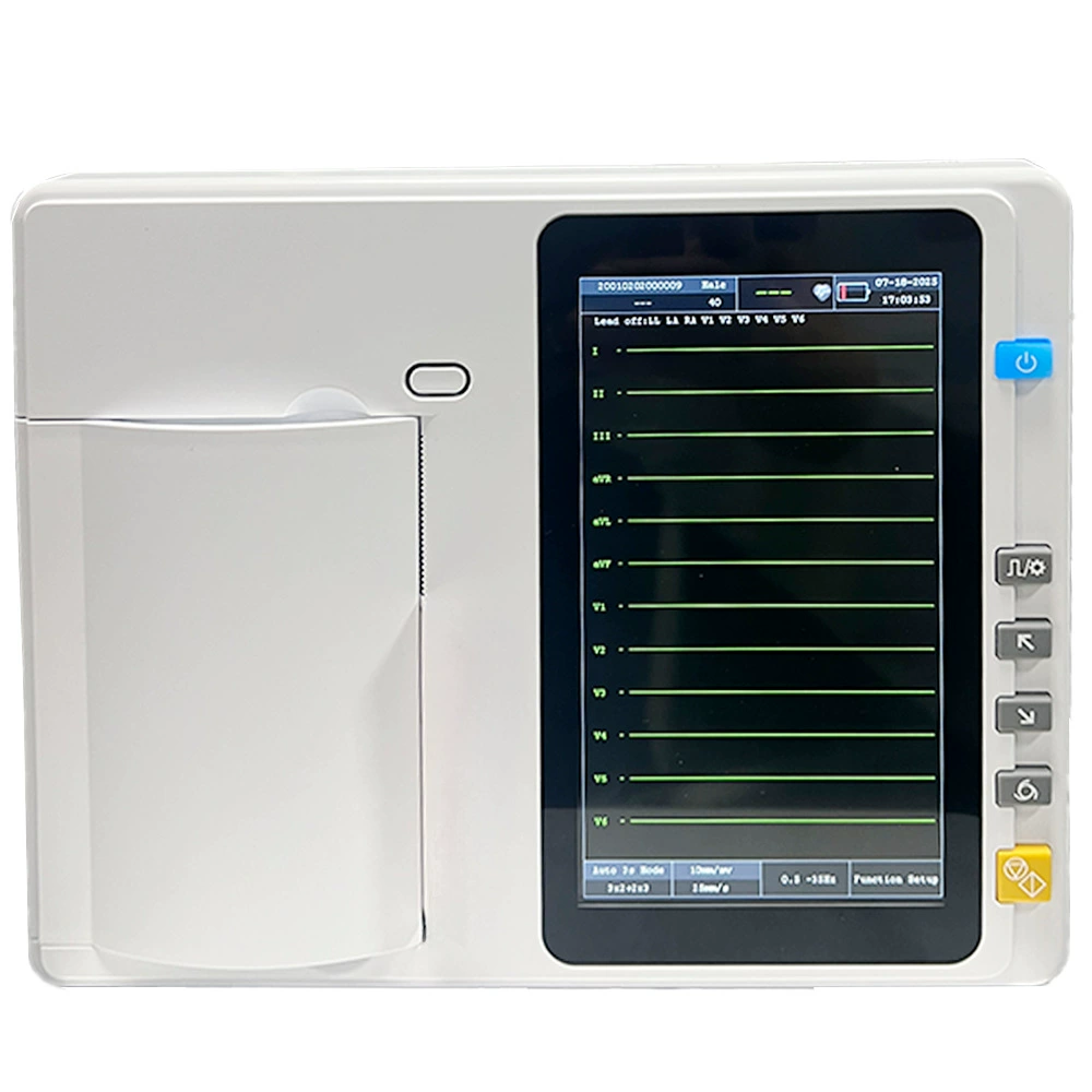 Медицинский шестиканальный электрокардиограф, английская версия для внешней торговли и другие языки, производитель