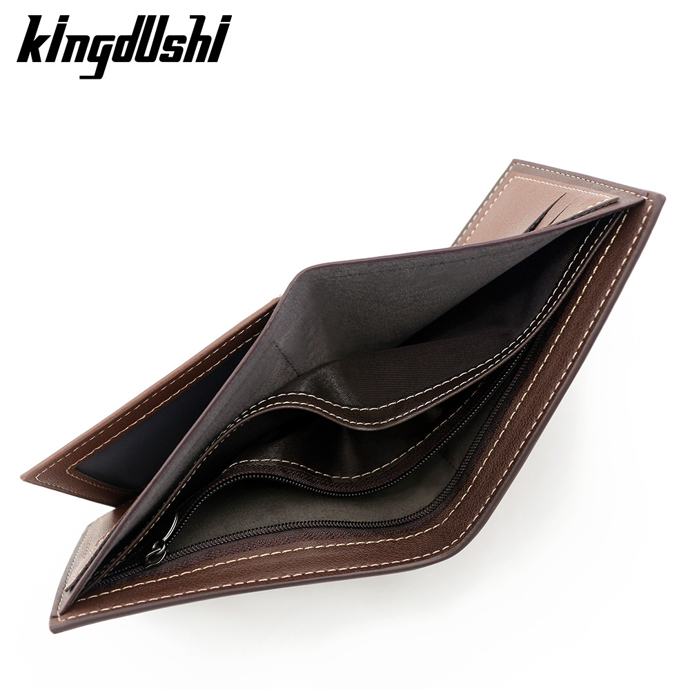 Cartera de hombre coreana con patrón de piedra corta con bisagra TPU, bolso de tres plegados, bolso de cambio de tarjeta múltiple, bolso de identificación, bolso de hombre