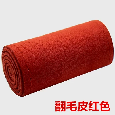 seasons universal non-slip wear-resistant leather — Steering wheel cover - red-38cm