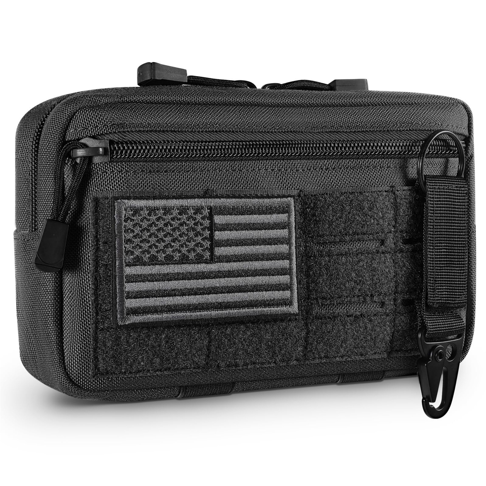 Small item management kit, practical tool storage bag, horizontal modular bag, outdoor portable multi-functional camouflage bag.