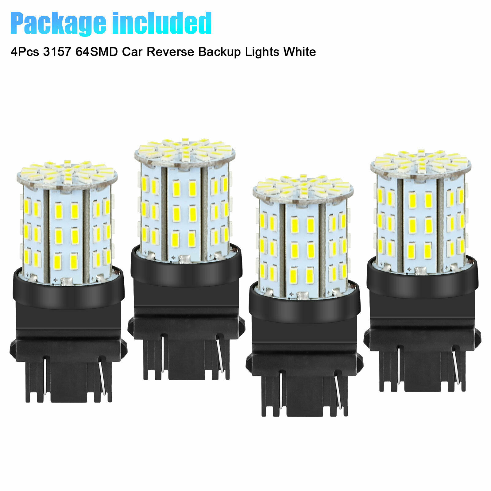 Luz de dirección del automóvil T20 - 3157 - 64 lámpara del automóvil condujo luz de marcha atrás 7443 64smd luz de freno LED
