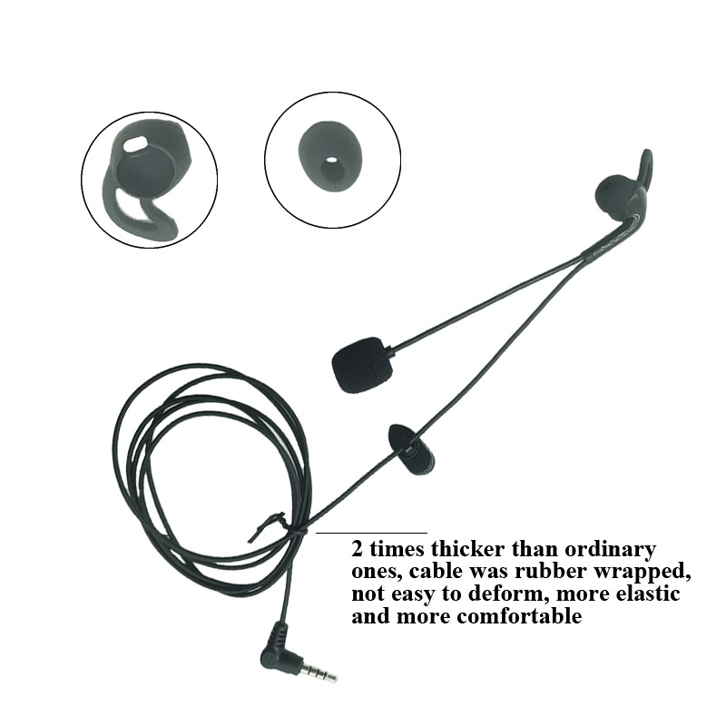 Directly Supplied from the Manufacturer, V6V4V6Cv4C Football Referee Headset Accessories, 3.5mm Pinhole Earphones, Ear-Hook Type/In-Ear Type