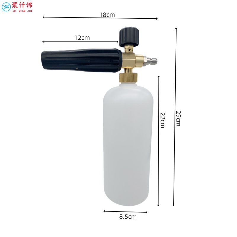 Cross-border Kaichi K series car wash water gun household aluminum valve core short gun with nozzle spray gun PA foam pot water gun