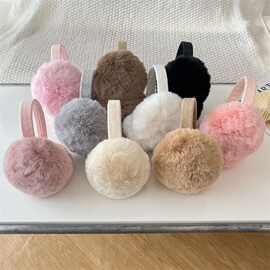毛绒耳罩耳罩女冬季可折叠耳罩保暖耳套学生耳罩保暖耳罩耳暖耳罩