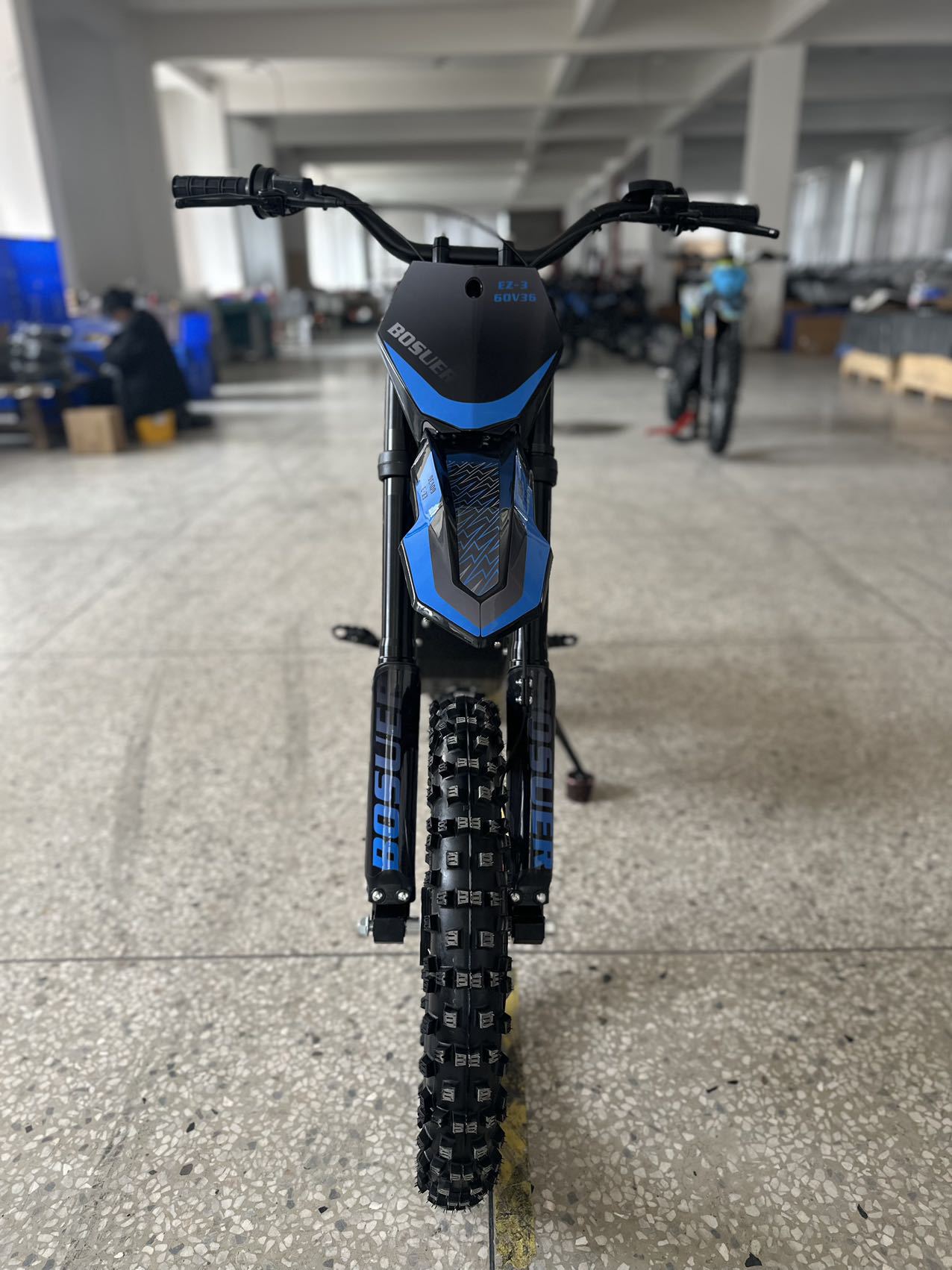 Off-road motorcycle BSE Bosuer EZ-3 motor 60V36 ternary lithium battery with a range of 80-90 kilometers