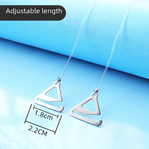 0.1cm invisible transparent shoulder strap fishing line ultra-fine stealth anti-slip bra, two-in-one round wire for beauty back