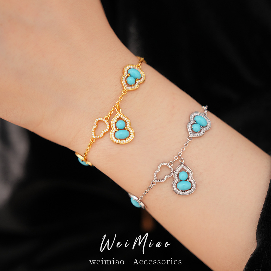 18k oro real pulsera de extracción de piedra de silicio pulsera ligera de lujo nicho pulsera sensación de alta calidad joyas de mano exquisitas